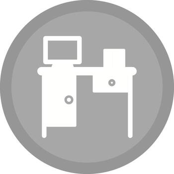 icono de vector de mesa de trabajo