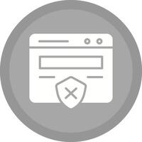 Unprotected Website Vector Icon