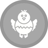 icono de vector de pollito