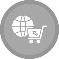 mi comercio en línea Tienda vector icono