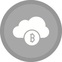 icono de vector de nube