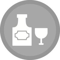 Bottle of Rum Vector Icon