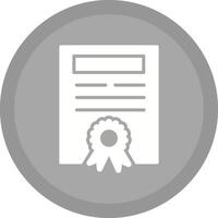 Certificate Vector Icon