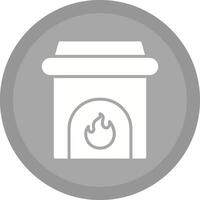 Fireplace Vector Icon