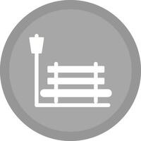 Relaxation Bench Vector Icon