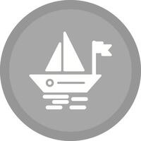 Small Boat Vector Icon