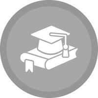 icono de vector de sombrero de graduación