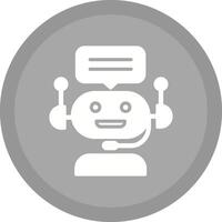 Chat Bot Vector Icon