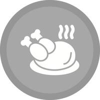 icono de vector de pollo