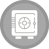 icono de vector de caja fuerte