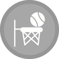 icono de vector de baloncesto