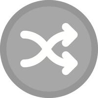 Arrow Crossing Vector Icon