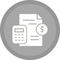 icono de vector de contabilidad