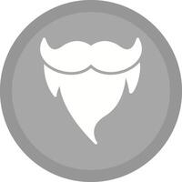 barba y Bigote ii vector icono