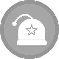 icono de vector de gorro de navidad