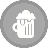 medio litro de cerveza yo vector icono