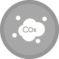 icono de vector de dióxido de carbono
