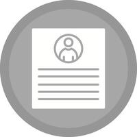 Client Profile Vector Icon