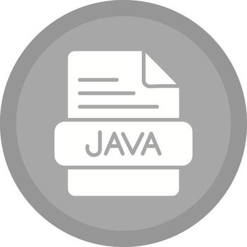 icono de vector de java