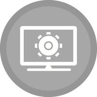 Computer Settings Vector Icon