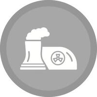 Nuclear Plant Vector Icon