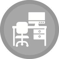 icono de vector de espacio de trabajo