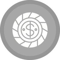 Dollar Chip Vector Icon