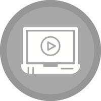 Video Screening Vector Icon