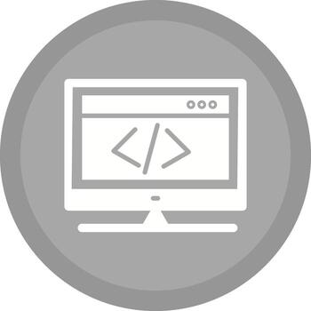 icono de vector de codificación html