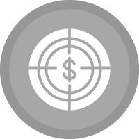 Economic Target Vector Icon