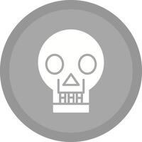 Skull X ray Vector Icon