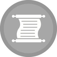 Scroll of Paper Vector Icon