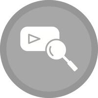 YouTube Search Vector Icon