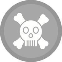 icono de vector de signo de muerte