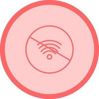 sin icono de vector wifi