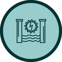 Hydro Power Vector Icon