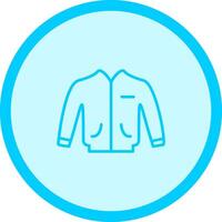 icono de vector de chaqueta