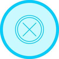 Do Not Cross Vector Icon