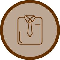 icono de vector de traje