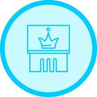 Crown Exhibit Vector Icon