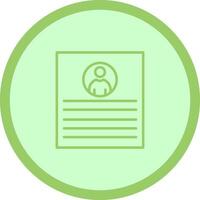 Client Profile Vector Icon