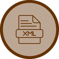 XML Vector Icon