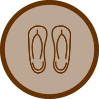 icono de vector de zapatillas