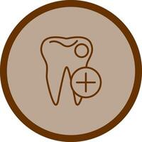 icono de vector de dentista