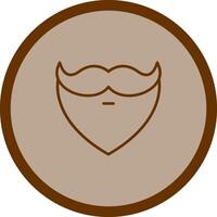 barba y Bigote yo vector icono