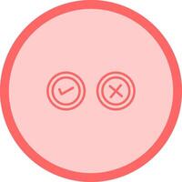 Yes No Option Vector Icon
