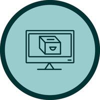 Online Vote Vector Icon