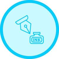 Ink and Pen Vector Icon