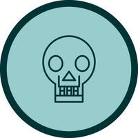 Skull X ray Vector Icon