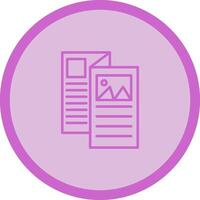Brochure Vector Icon